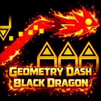 Play Geometry Dash: Black Dragon now!